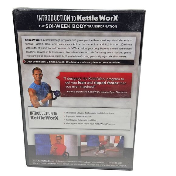 Kettle WorX Workout DVD Set Cardio Core Resistance Fast Fat Burn Core Fast Abs - Picture 13 of 14